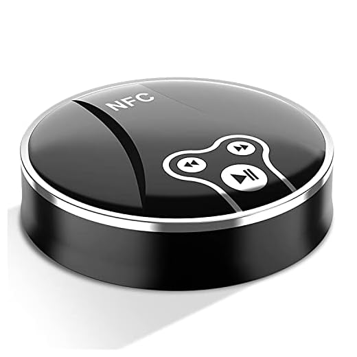 Bluetooth Adapter, NFC Bluetooth 5.0 Sändare och Mottagare, 2 i 1 Trådlös Bluetooth Adapter, 3,5mm AUX RCA Optisk Utgång/ Ingång för PC/ TV/ Surfplatta/ Högtalare/ Hemmastereo/ Musikstreaming för Bil
