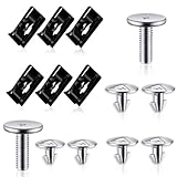 MLY 14 PCS Lower Engine Cover Skid Plate Screw, Engine Splash Shield Hardware Screw and Access Clip, Compatible with Accord Civic CR-V 90674-TY2-A01 90105-TBA-A00 (Silver)