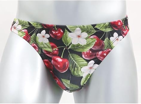 Amazon | [シロハト] キングノバ チェリー柄 Tバック ビキニ パンツ