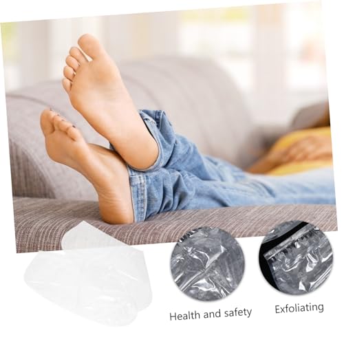 Healeved 16 Pares Footsticker Máscara De Pé Máscaras De Casca De Pé Garrafas De Viagem De Silicone P