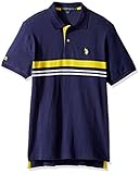 U.S. Polo Assn. Men's Striped Classic Fit Short Sleeve Pique Shirt