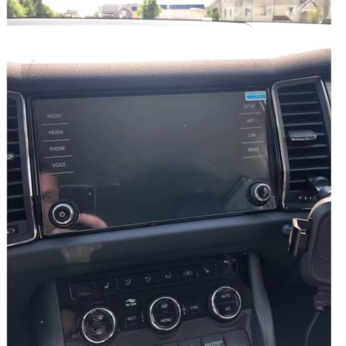 Éviter les Rayures sur Écran GPS Voiture Skoda Kodiaq Karoq Film Protecteur HD