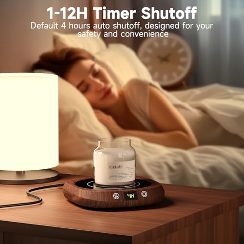 image for GNIYUIX Coffee Mug Warmer - Coffee Cup Warmer for Desk Auto Shut Off, 
