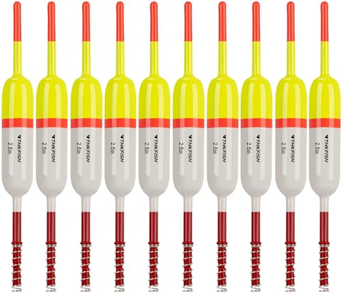 THKFISH Slip Bobbers for Fishing Balsa Floats Crappie Fishing Bobbers Fixed Bobber