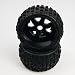 Xmax Racing Baja 5B Rear Off-Road Knobby Tyre Tire Wheel fits HPI King Motor Rovan Buggy
