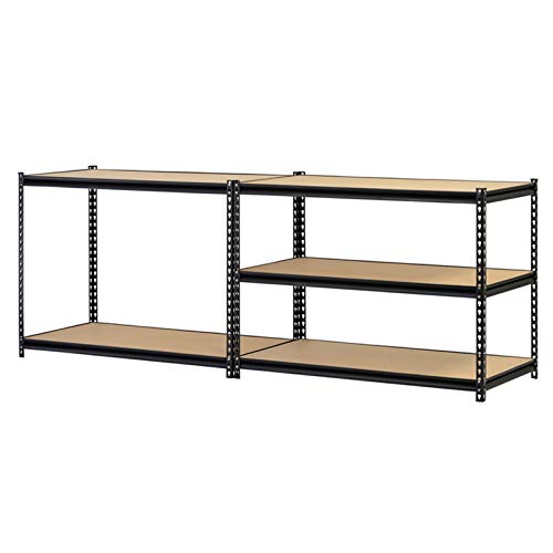 Muscle Rack 5-Shelf Steel Shelving, Silver-Vein (18" D x 48" W x 72" H) (1) - Thumbnail 4