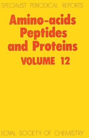 Amino Acids, Peptides and Proteins: Volume 12 book cover