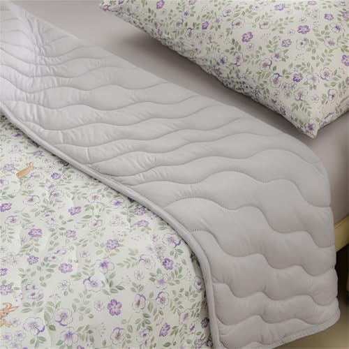Chickwin Tagesdecke Bettüberwurf Gesteppt für Einzelbett Doppelbett, Flaumig Reversible Mikrofaser Tagesdecke Schlafzimmer Steppdecke Überwurf...