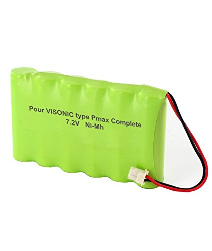 Accumulateur de rechange batterie 7.2V pour VISONIC Pmax Complete 103-301179