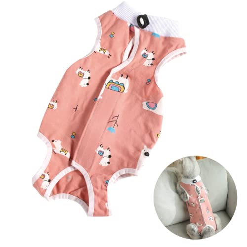 CGLRybO Katzenbody Nach Op Kastration Haustier-medizinisches chirurgisches Hemd Operationsgenesungsanzüge für Katzen (Stil:Sheep, M)