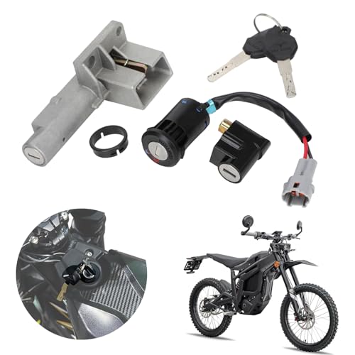 IUVWISN Motorcycle Ignition Key Switch Set for Talaria Sting MX3 MX4 MX5 PRO Electric Dirt Bike,Ignition Lock Cylinder with 2 Keys