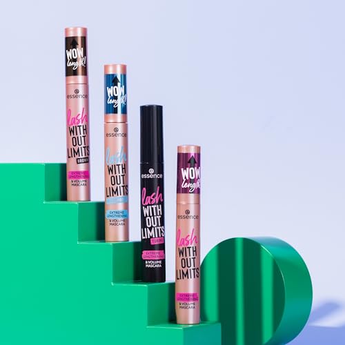 Image of essence | Lash Without Limits Extreme Lengthening & Volume Waterproof Mascara | Volumizing & Lengthening | Vegan, Cruelty Free & Paraben Free
