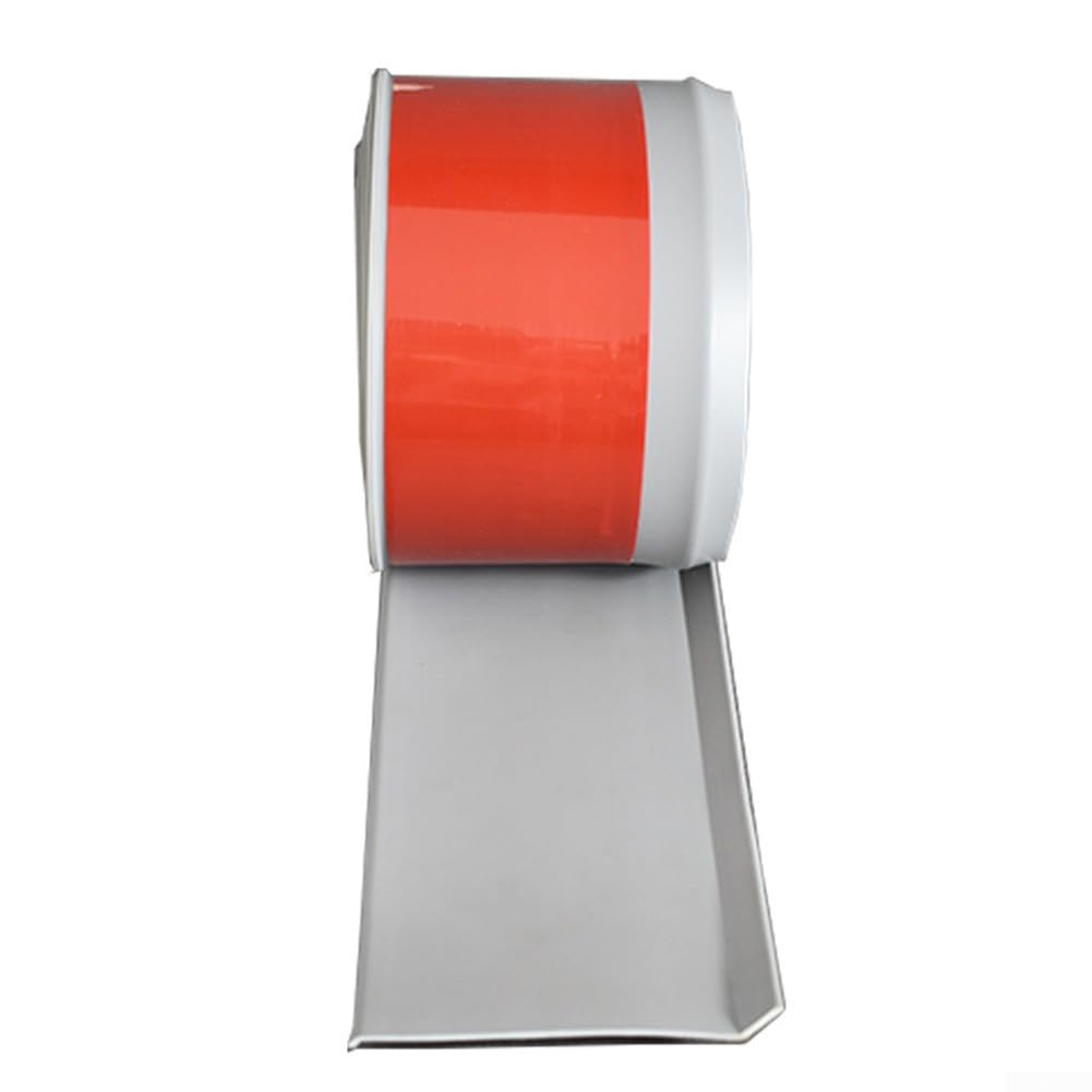 Tira de moldura de pared autoadhesiva de PVC para sala de estar, dormitorio, decoración del hogar, gris, marrón, negro, blanco, amarillo, roble gris, grano de madera (gris)
