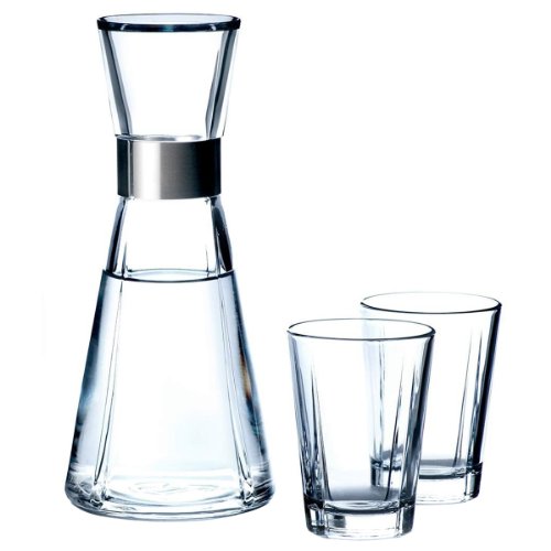 Rosendahl Grand Cru 25143 Carafe d'eau et Deux Verres en Verre, 0,9 l