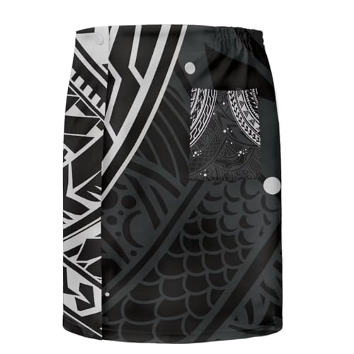 Men's Sarong Hawaiian Swimsuit Bottom Polynesian Wrap Skirt Pareu Tropical Print2