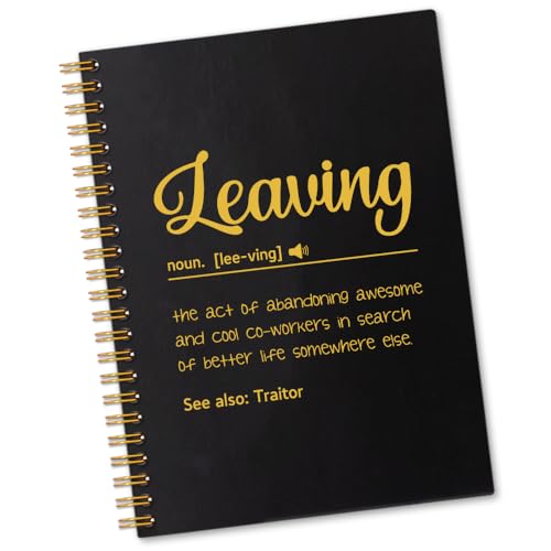 Cadeau amusant de départ à la retraite : carnet de notes pour collègue