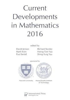 Paperback Current Developments in Mathematics, 2016 Book