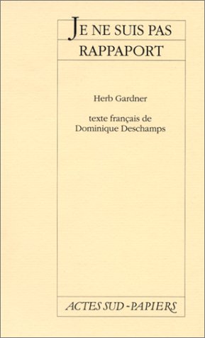 Je Ne Suis Pas Rappaport