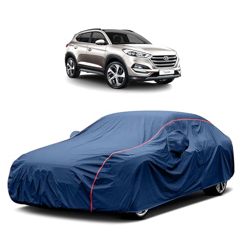 Image of Heavy-Duty Car Cover for Compatible with Hyundai Tucson (2004 to 2025 All Models) Deluxe Car Protection Cover ? Waterproof & UV-Resistant All-Season Exterior Protection