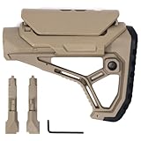 Bravary Cheek Height Raiseable Fixed Stock - Black - Gen II (Tan)