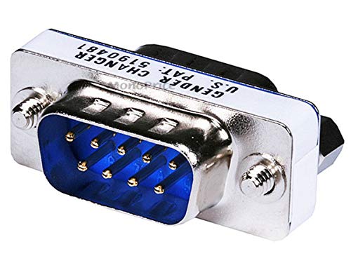 Monoprice DB9 M/M, Mini Gender Changer