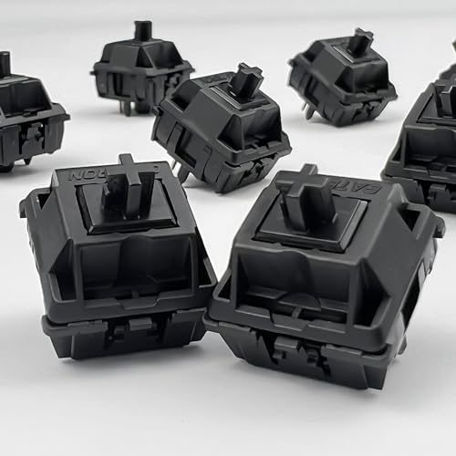 Image of Gateron Oil King V2 Pre-Lubed Smooth Linear Keyboard Switches,90 Pcs | 5-Pin 55gf,60 Million Keystroke Lifespan,Compatible MX Mechanical Keyboards,DIY Custom Mod Parts