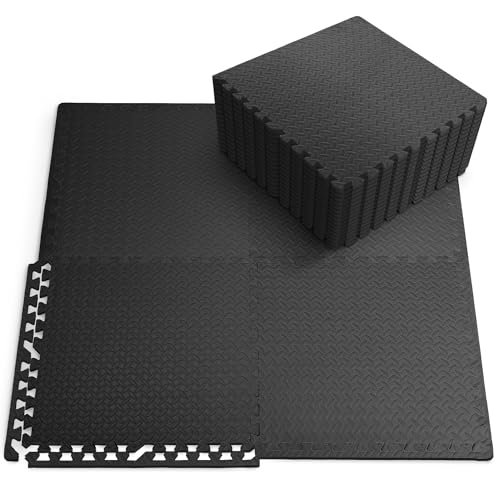 KAYMAN Gym Floor Nonslip Mats 60x60 cm