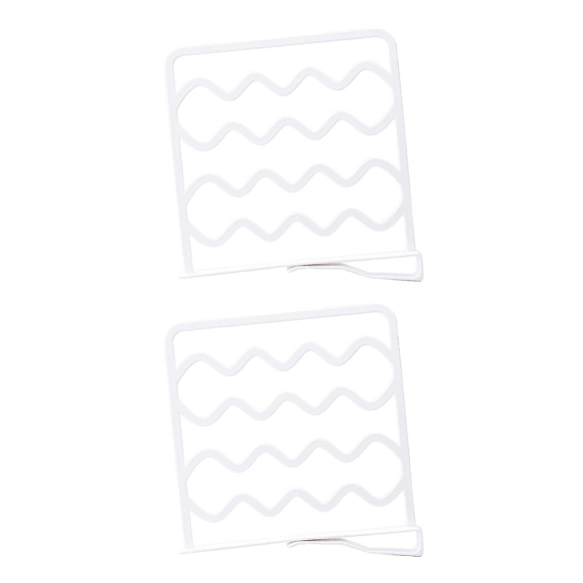 Séparateurs de garde-robe Toyvian en PP blanc : lot de 6 diviseurs d'étagère pour dressing