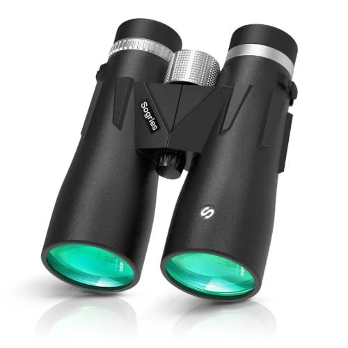 15X52 双眼鏡 高倍率 15倍52mm大口径明るい視界 BAK4プリズム FMC 全面多層コーティング 高透過率 防水防塵・コンサート・ライブ・花火大会・スポーツ観戦 ・競馬・野鳥観察・旅行・収納ケース・日本語説明書付き