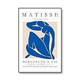 アンリマティス有名なアート抽象植物展ポスターキャンバス絵画印刷現代家族フレームレスキャンバス絵画 A2 30x45cm