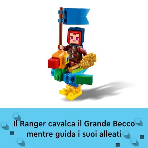 Minecraft Legends Resa dei Conti con il Divoratore, Set di Giochi per Bambini e Bambine da 8 Anni in su con Personaggi Popolari e Figure di Eroi, Giocattolo d'Azione, Regalo per i Fan 21257 - Lego - Immagine 5