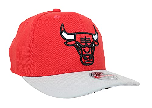 Gorra Snapback Roja Ajustable Mitchell & Ness miniatura 3