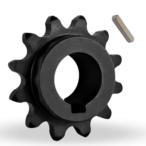 Image of QYMOTO 35# 12 Tooth Chain Sprocket 5 /8 Bore 3 /16 inch Keyway C Type for Go Kart and Mini Bike with 20 30 Series Torque Converters