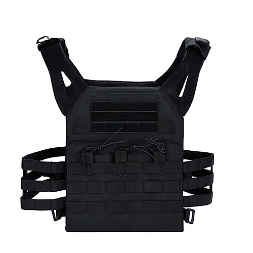 Chaleco táctico de camuflaje negro para deportes al aire libre 2
