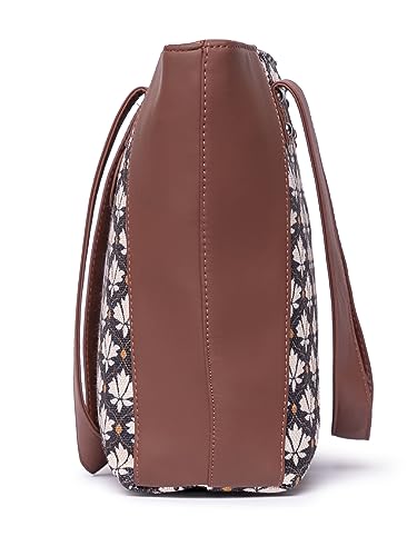 Image of ZOUK Women's Handcrafted Side Tote Bag and Handbag for Office and College