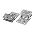Aexit 48mmx44mmx28mm Rectangle Fall Protection Shaped Glass Clip Clamps Safety Clips Support 2pcs