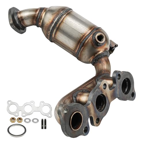 PHILTOP Front Right Catalytic Converter Direct-Fit Replacement For 2004-2007 Highlander 3.3L, 2004-2006 RX330 3.3L, 2004-2006 Sienna 3.3L AWD Replace 16394, 641240, 40642 (EPA Compliant)