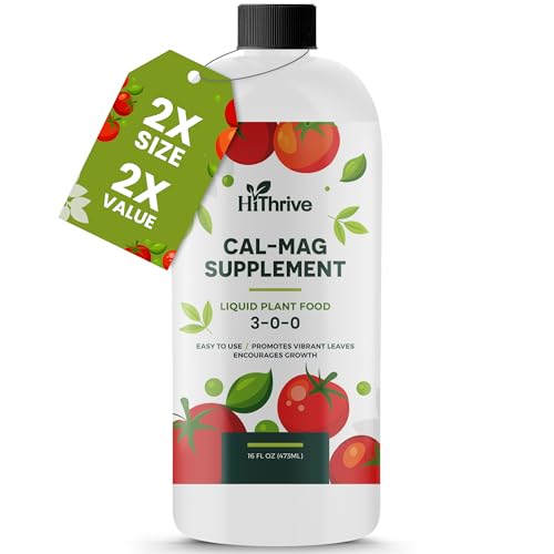16oz Cal Mag for Plants - Makes 96 Gallons of Calmag for Plants Fertilizer Liquid Cal-Mag for Plants Indoors & Outdoors Ideal Calmag Supplement with 3-0-0 NPK - Corrects Common Plant Deficiencies