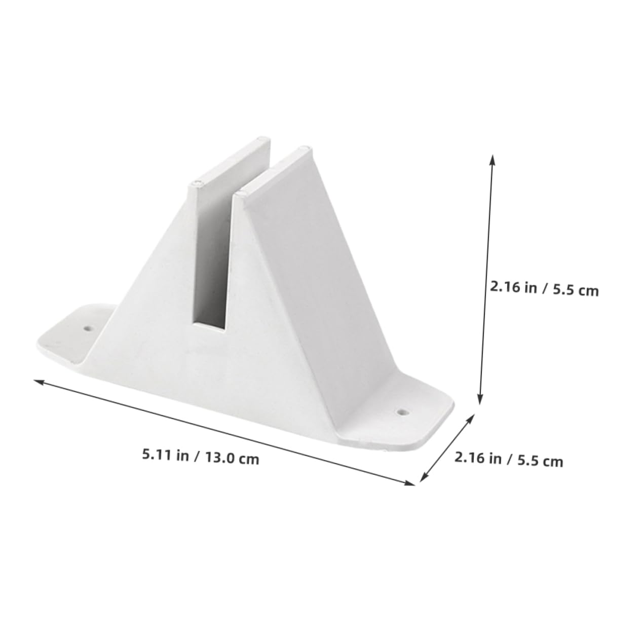 6 Piezas De Base De Valla Panel De Pantalla Pies De Pie Base De Poste De Valla Soporte Para Valla De Jardín Separador De Soporte Para Valla De Piquete Soporte