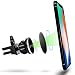 Car Phone Mount, Vena [4Netic] Circle Magnetic Cellphone Car Mount, Universal Air Vent Holder for iPhone XR XS MAX X 8 Plus, Galaxy S10/S9/S8 Plus, Google Pixel 3/3 XL, LG, HTC, Motorola G6 - Black