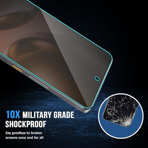 Image of ArmourPro Privacy Tempered Glass Screen Protector Compatible for Realme GT 7T (6.8 Inch) with Edge-To-Edge Protector Coverage and Easy Installation kit (Pack of 2)
