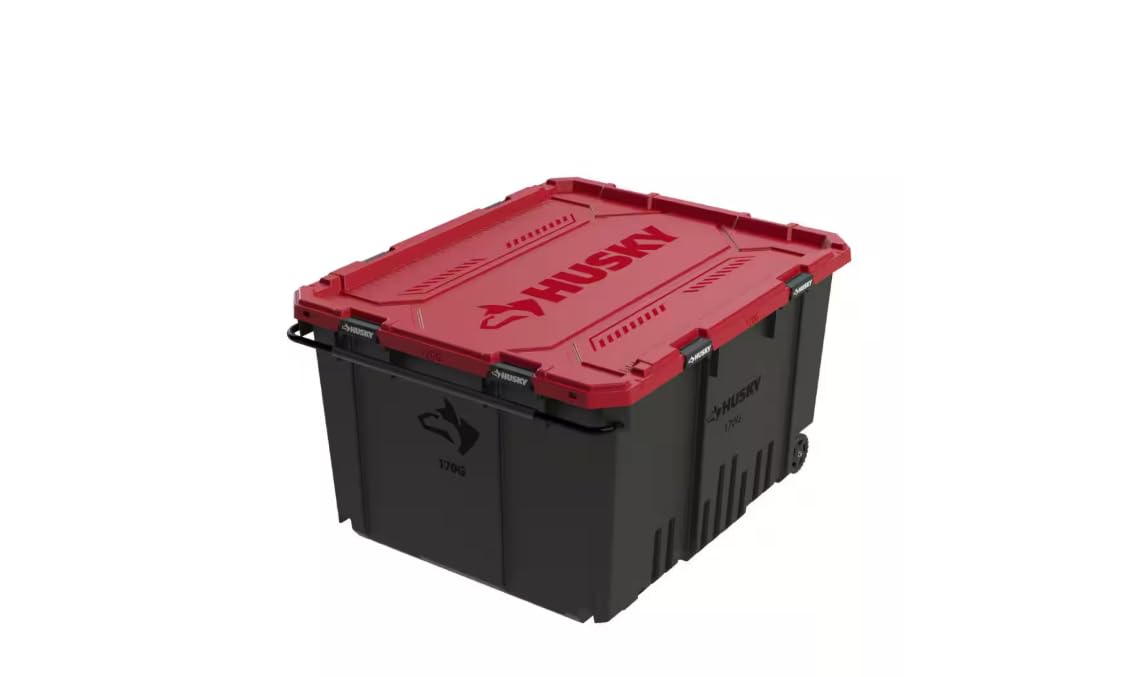 Duty Waterproof Storage Husky Storage Bins With Wheels Husky 170