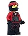 LEGO Ninjago Hands of Time 9009211 Kai Kids Minifigure Light up Alarm Clock| red/Black Plastic | 9.5 inches Tall | LCD Display | boy Girl | Official