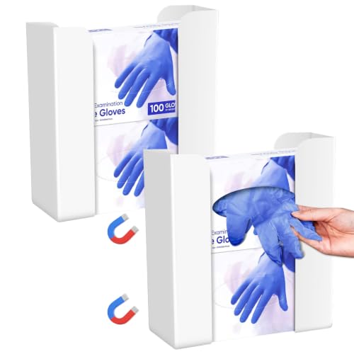 Magnetic Glove Box Holder,Split-Type Tissue Box Holder,Hold Boxes of Gloves