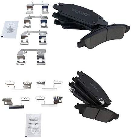 Amazon: ALADICHE Front RearCeramic Brake Pads Set Replacement for