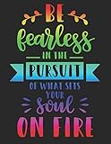 Planner for Women: Monthly Schedule Organizer - Agenda Planner 2020, 12Months Calendar, Appointment Notebook, Monthly Planner, To Do List. be-fearless-in-the-pursuit-of-what-sets-your-soul-on-fire
