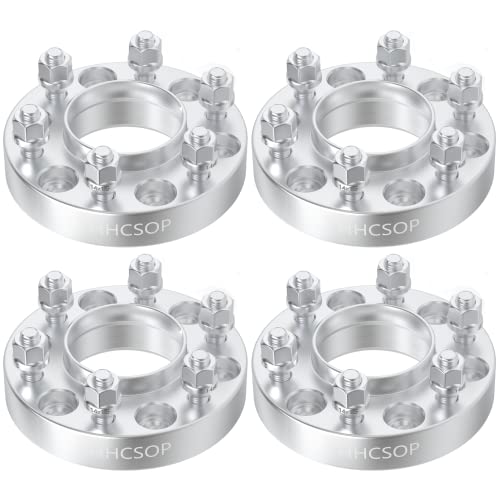 6x135 Wheel Spacers 1.25" (32mm) 6 Lug Hub Bore 87.1mm with M14x1.5 Studs for 2015-2022 Ford F150 Expedition Lobo | 2015 16 17 18 19 20 21 22 Lincoln Navigator, 4PCS 6x135mm Hubcentric Wheel Adapters