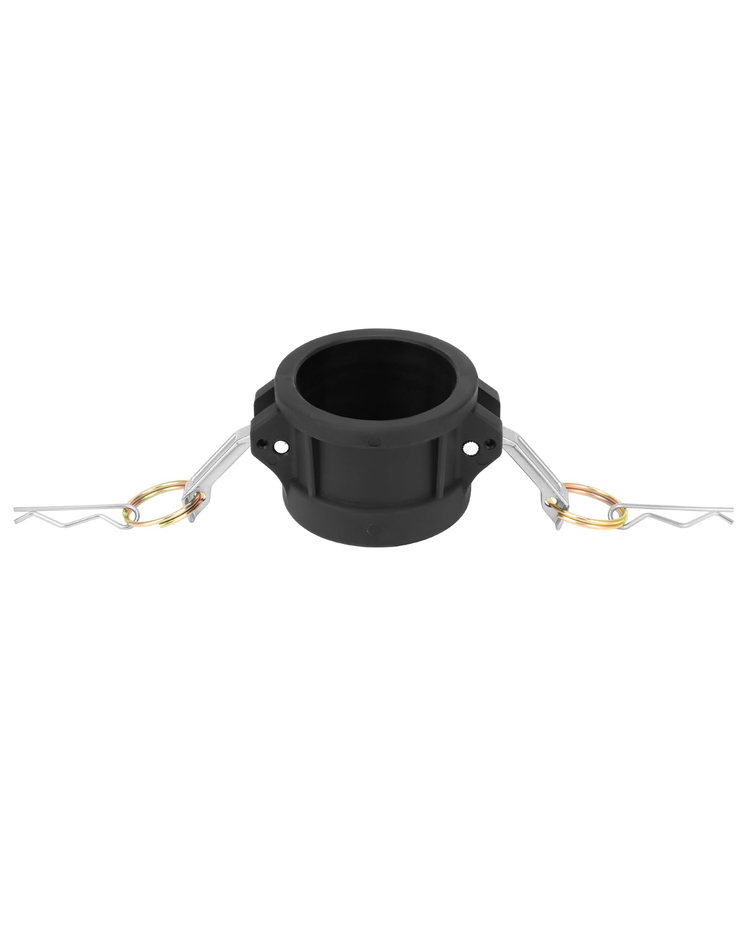 QWORK Raccordi di bloccaggio a camma in polietilene, confezione da 4 raccordi standard CC da 5,1 cm, raccordi in plastica Camlock