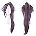 GORKEM Christmas purple cosplay wig for yoruichi bleach cosplay, halloween, carnival party, carnival, nightlife, concert, wedding, masquerade