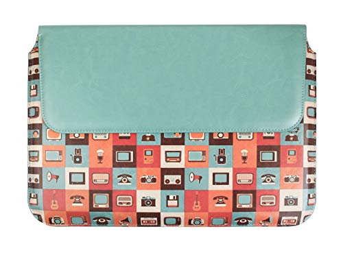 Etui portefeuille 13,3-14,1 pouces et coque de protection magnétique en cuir PU